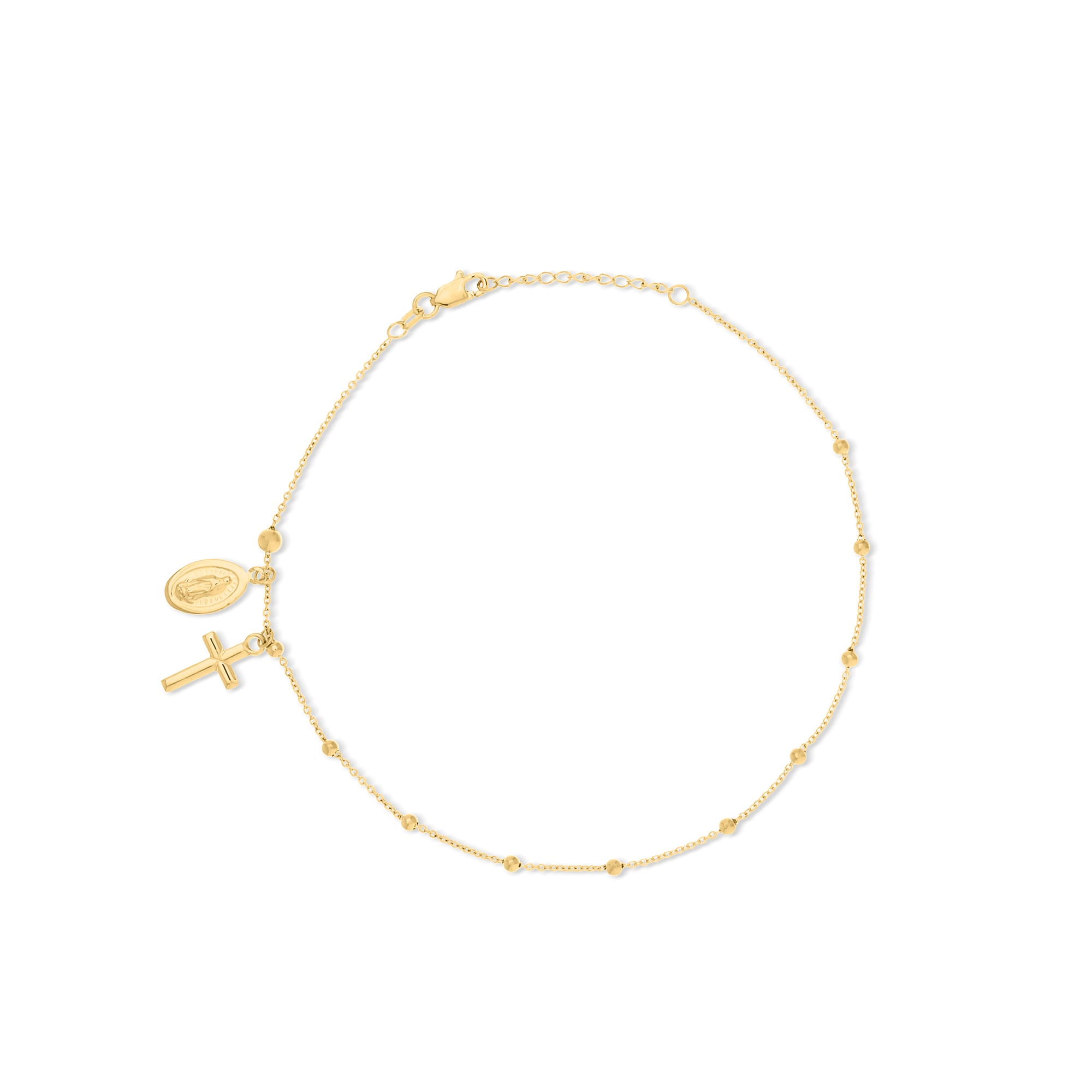 Virgin mary outlet anklet