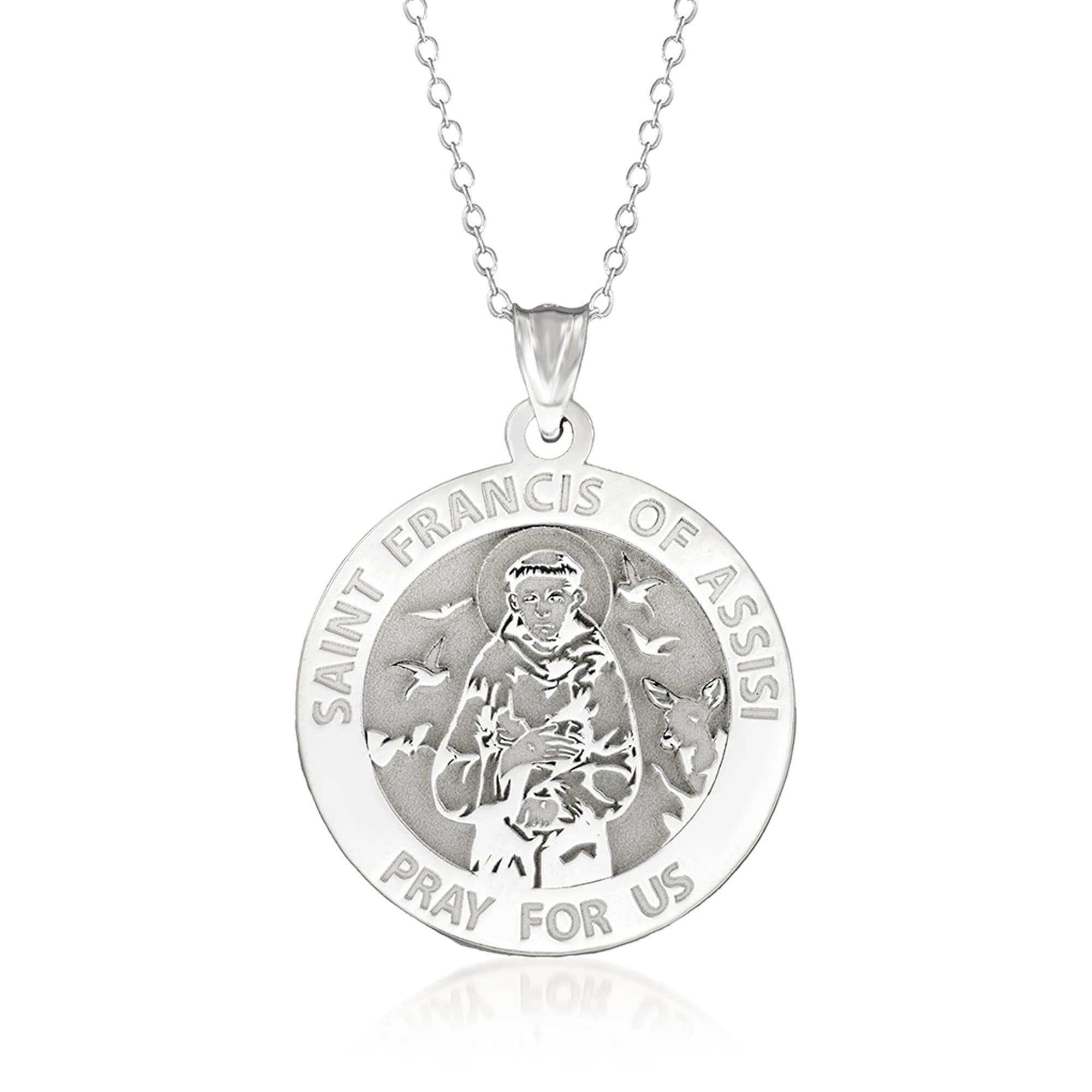 St. Francis Amulet in Sterling Silver, 26mm | David Yurman