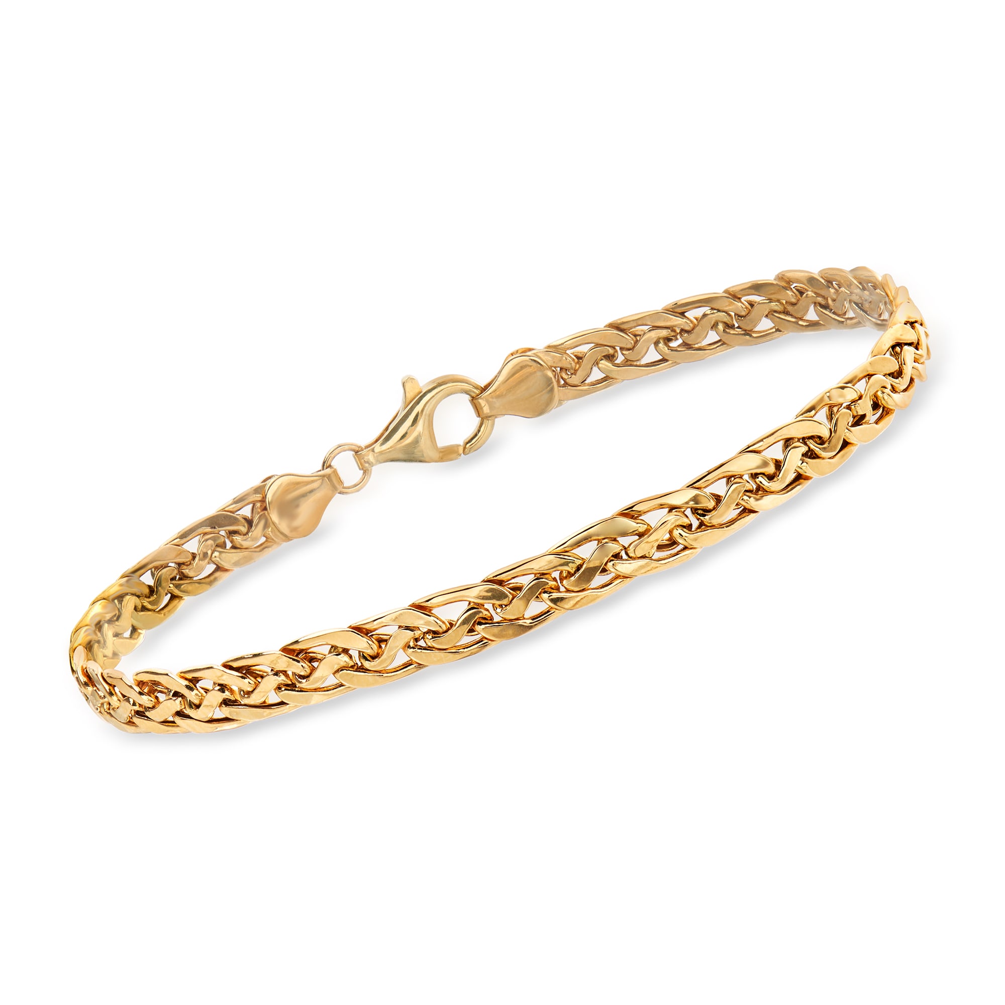 14kt Yellow Gold Link Bracelet | Ross-Simons