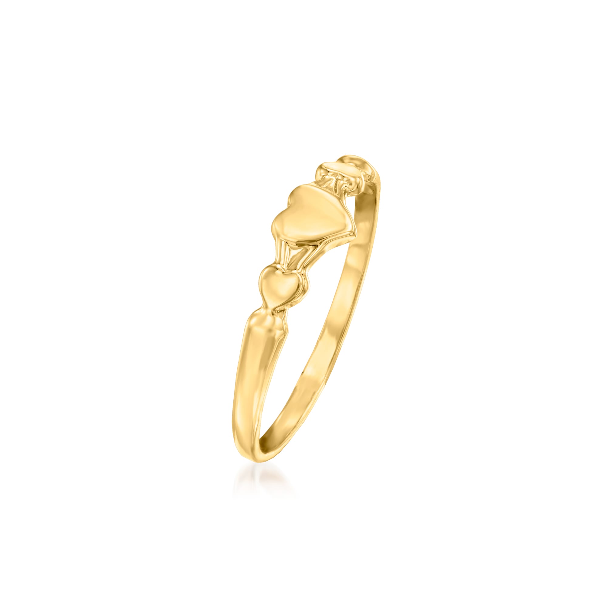 Baby s 14kt Yellow Gold Heart Ring. Size 1 Ross Simons