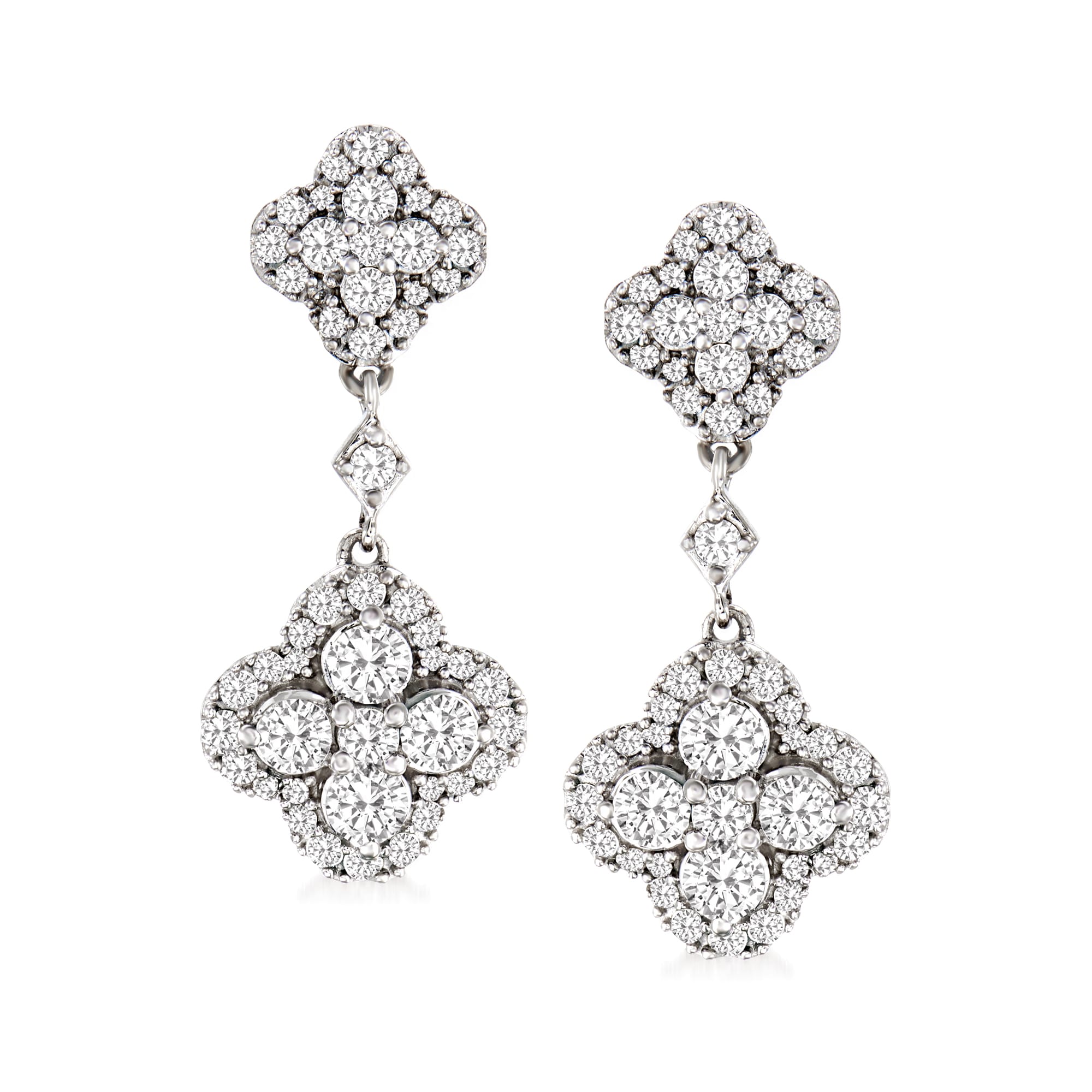 Clover drop shop earrings