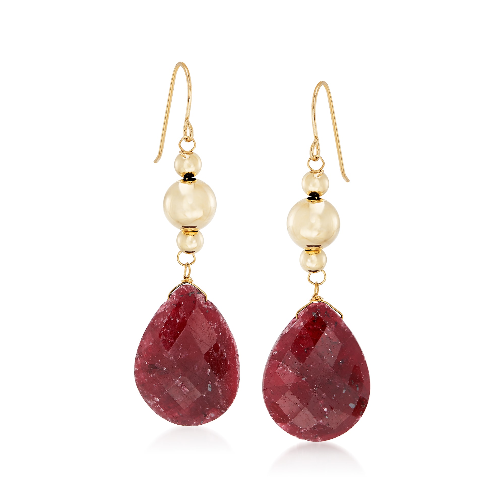 Ruby clearance drop earings