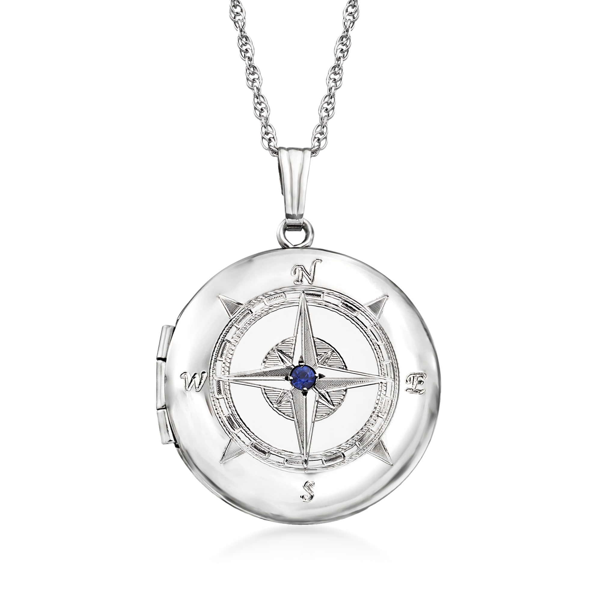 Compass locket top