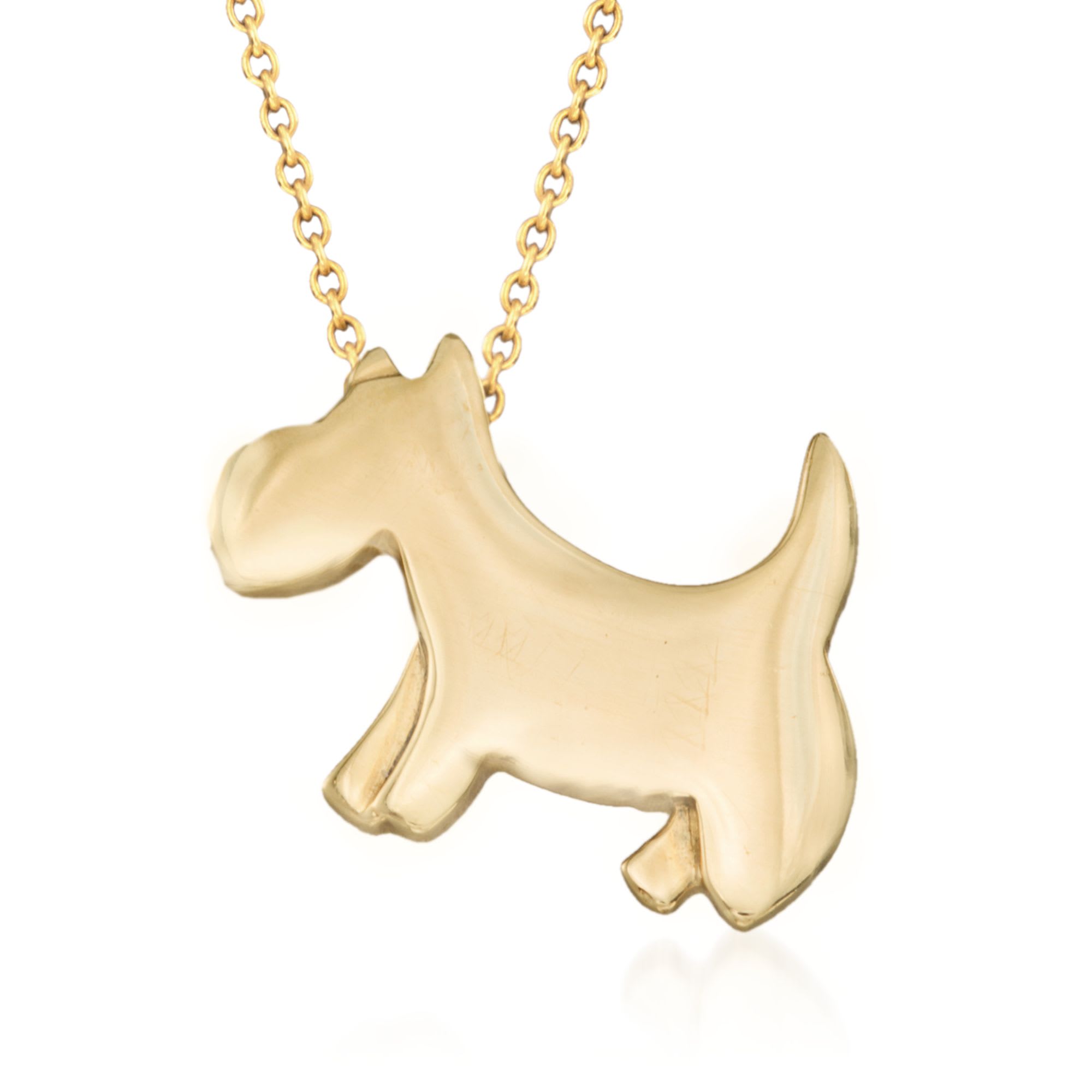 Tiffany scottie sales dog necklace