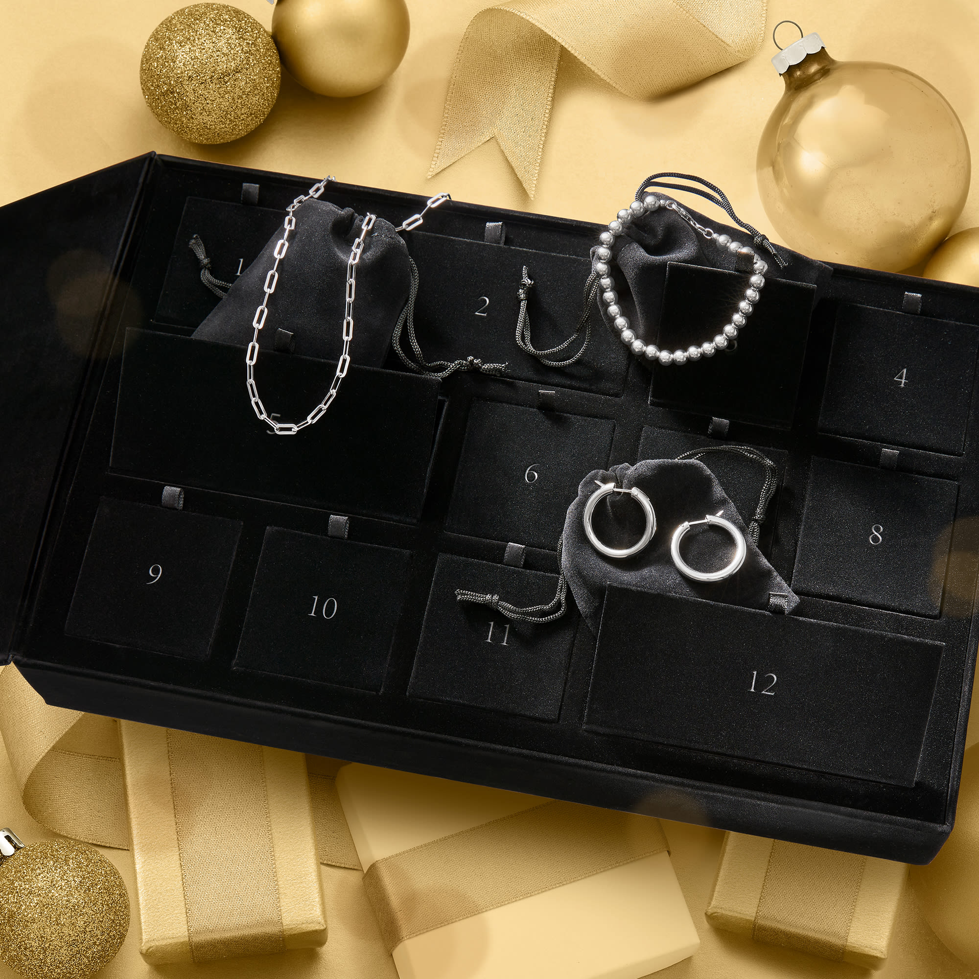 12 Days of Christmas Fine Jewelry Gift Set Stunning Silver Ross