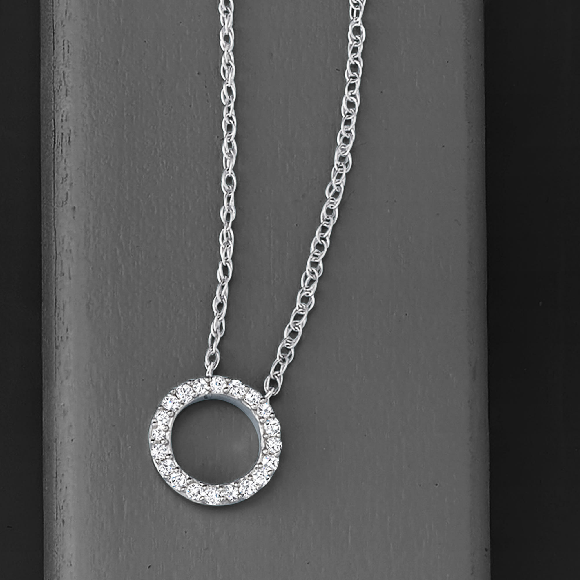 Vintage Diamond Eternity Necklace MSCO 18