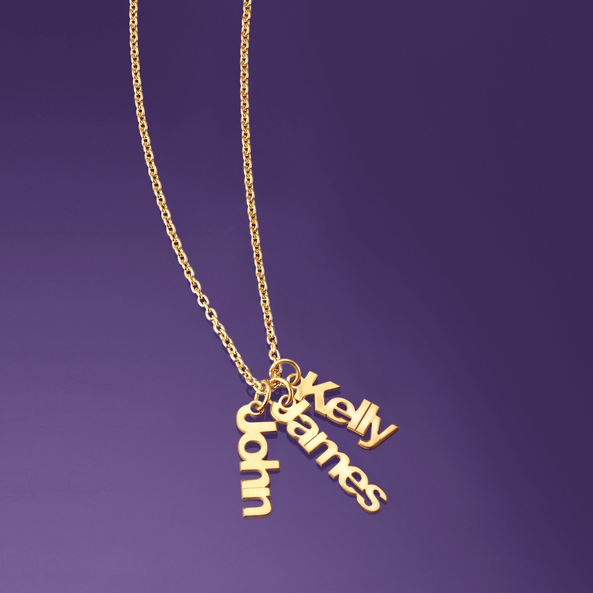Name sales charms gold