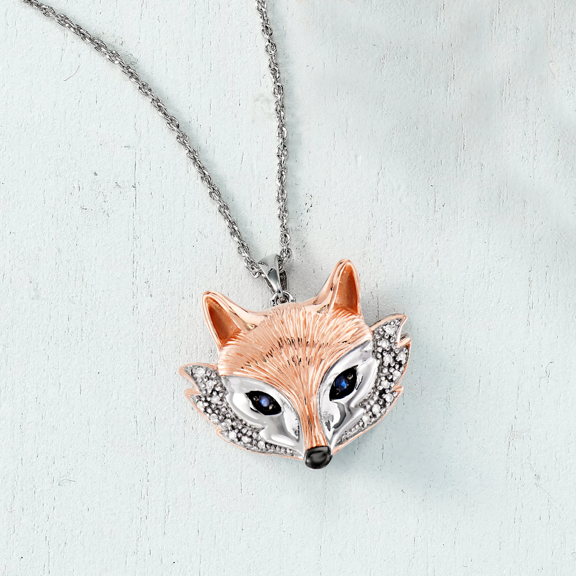 Fox sales diamond necklace