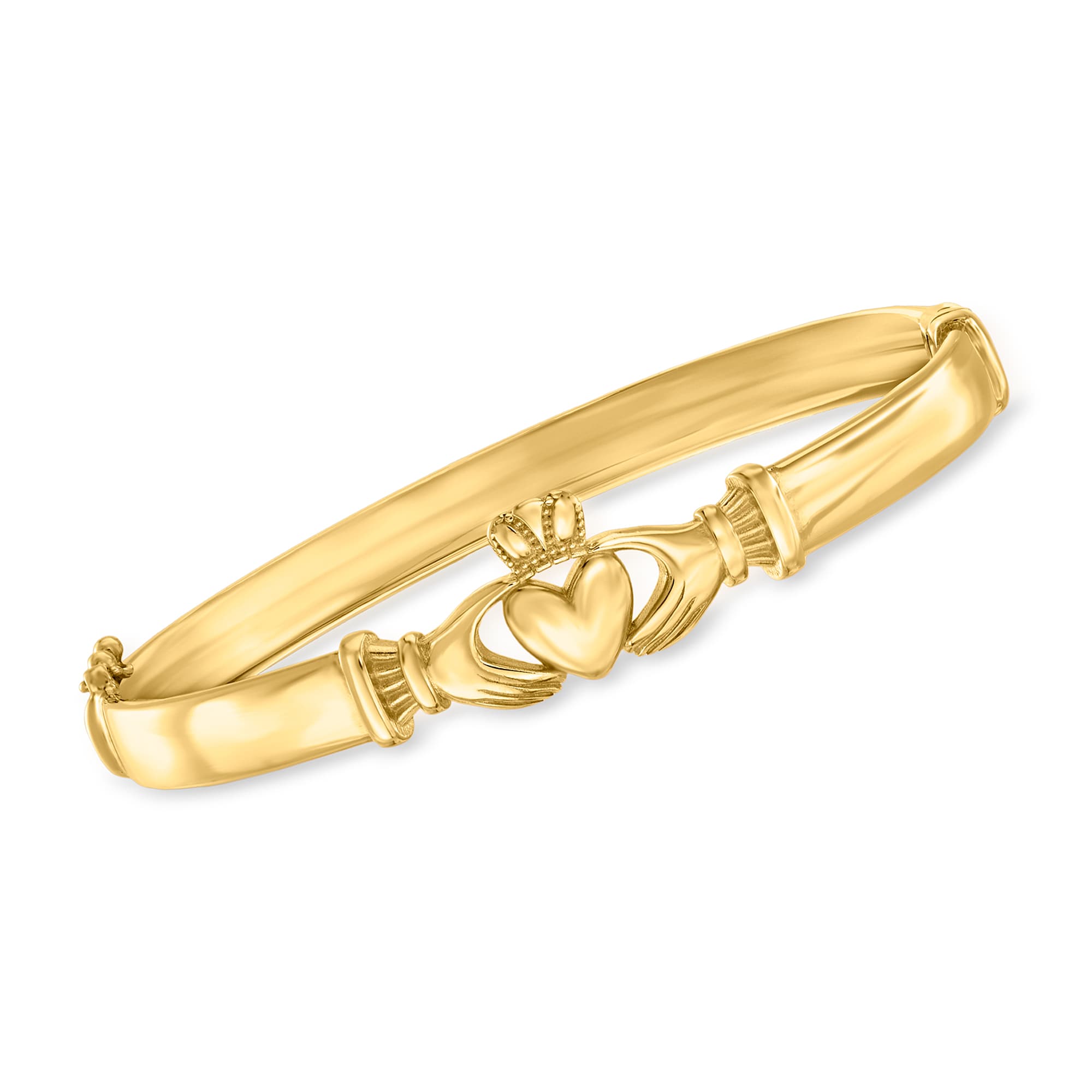 Claddagh bangle bracelet on sale