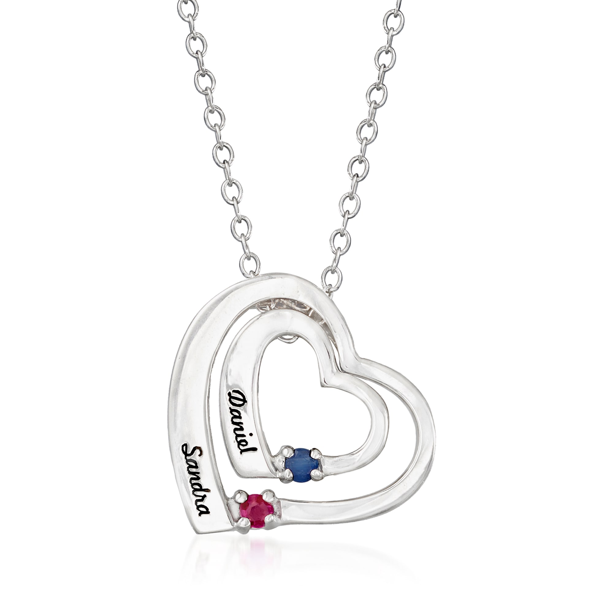 Couple outlet birthstone necklace