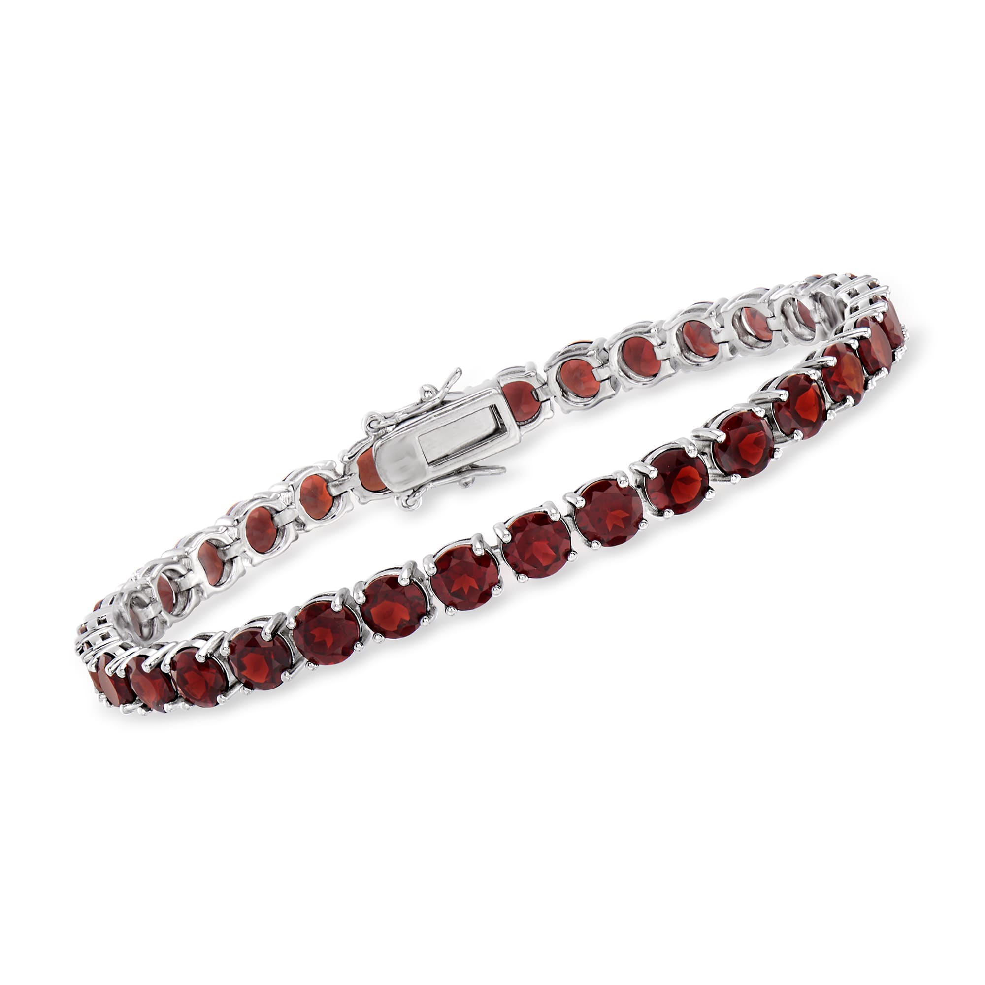 Garnet tennis bracelet sales
