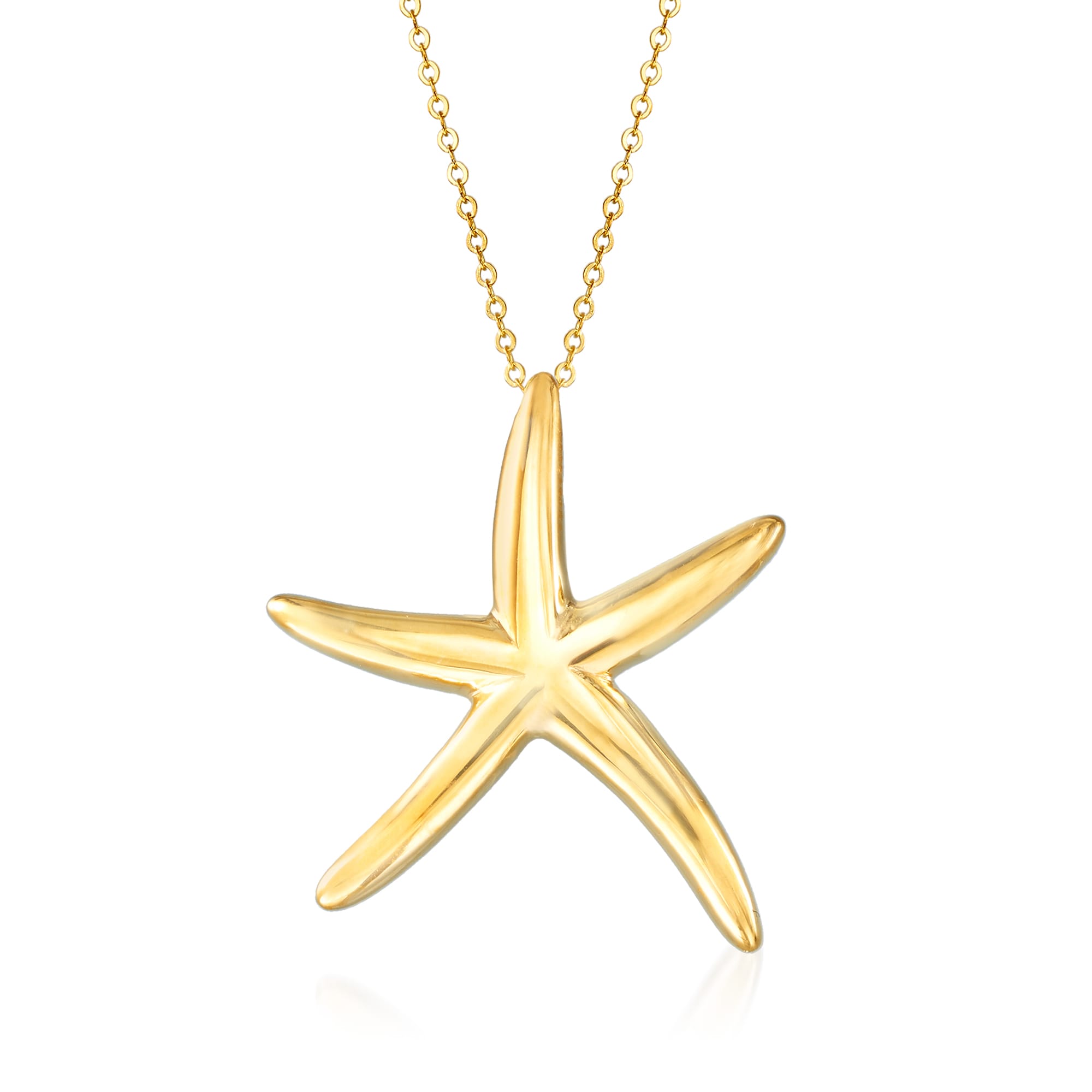 Summer Days Starfish Necklace Gold – Lush Designs Jewellery