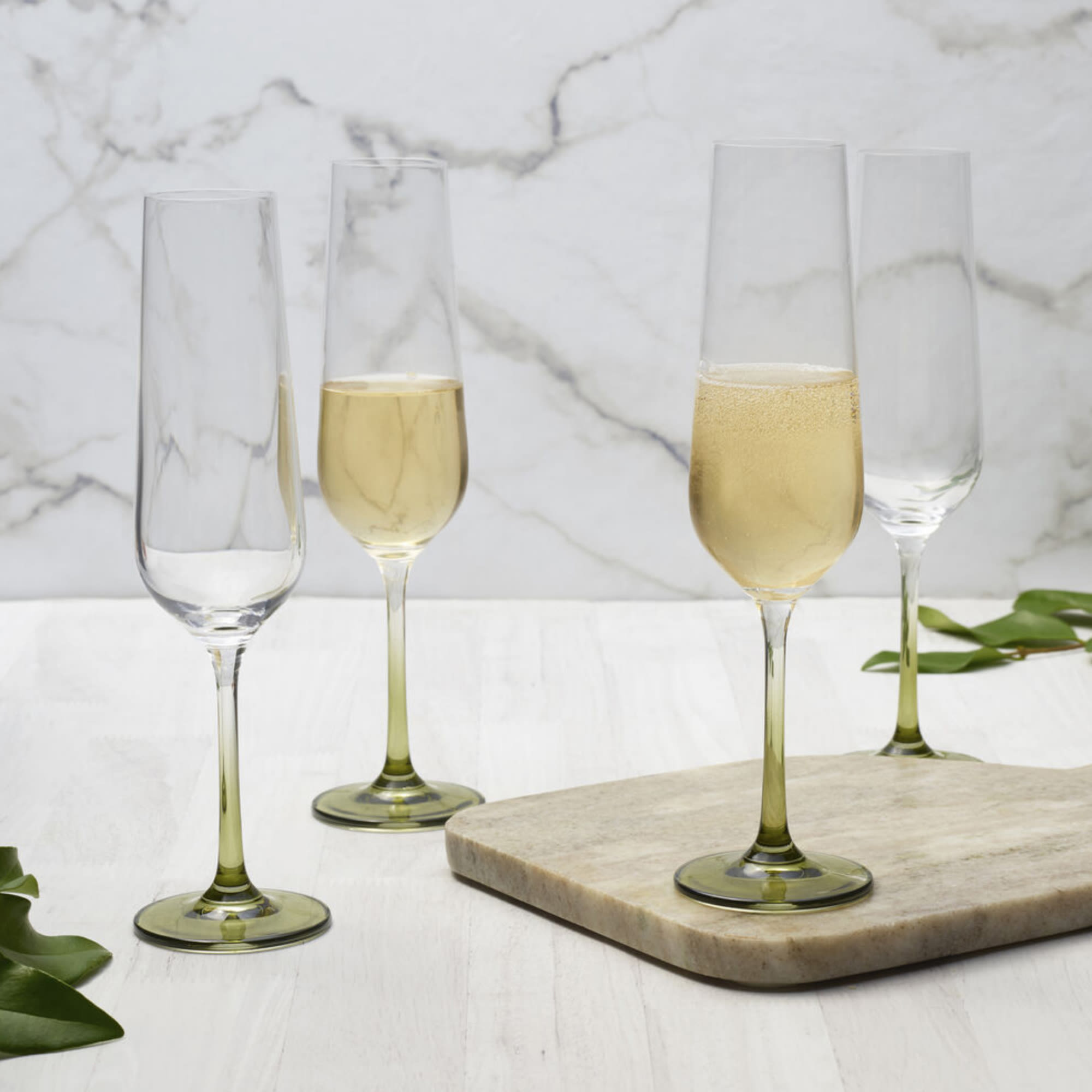 Mikasa Grace Flute Champagne Glass, Set of 4