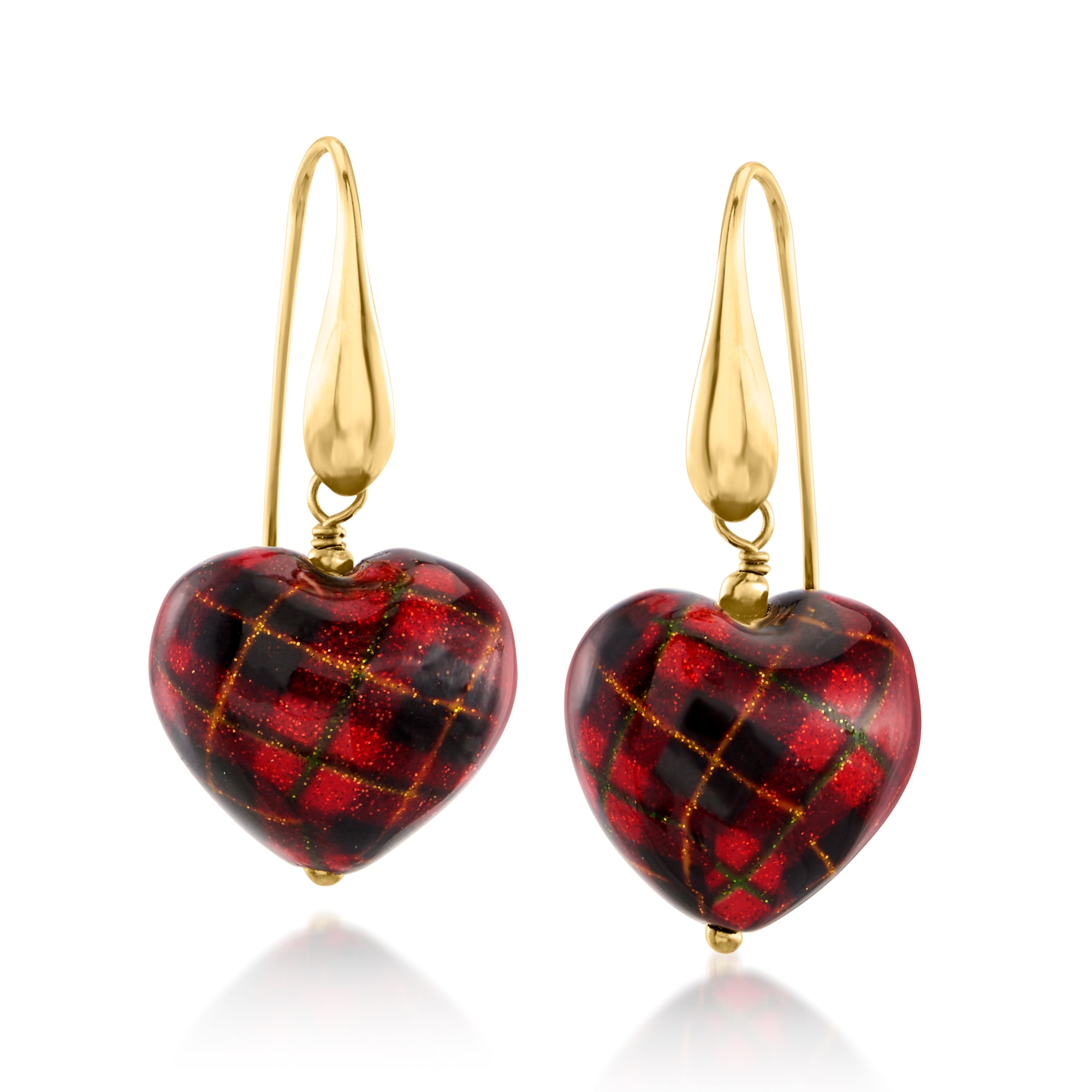 Tartan earrings discount