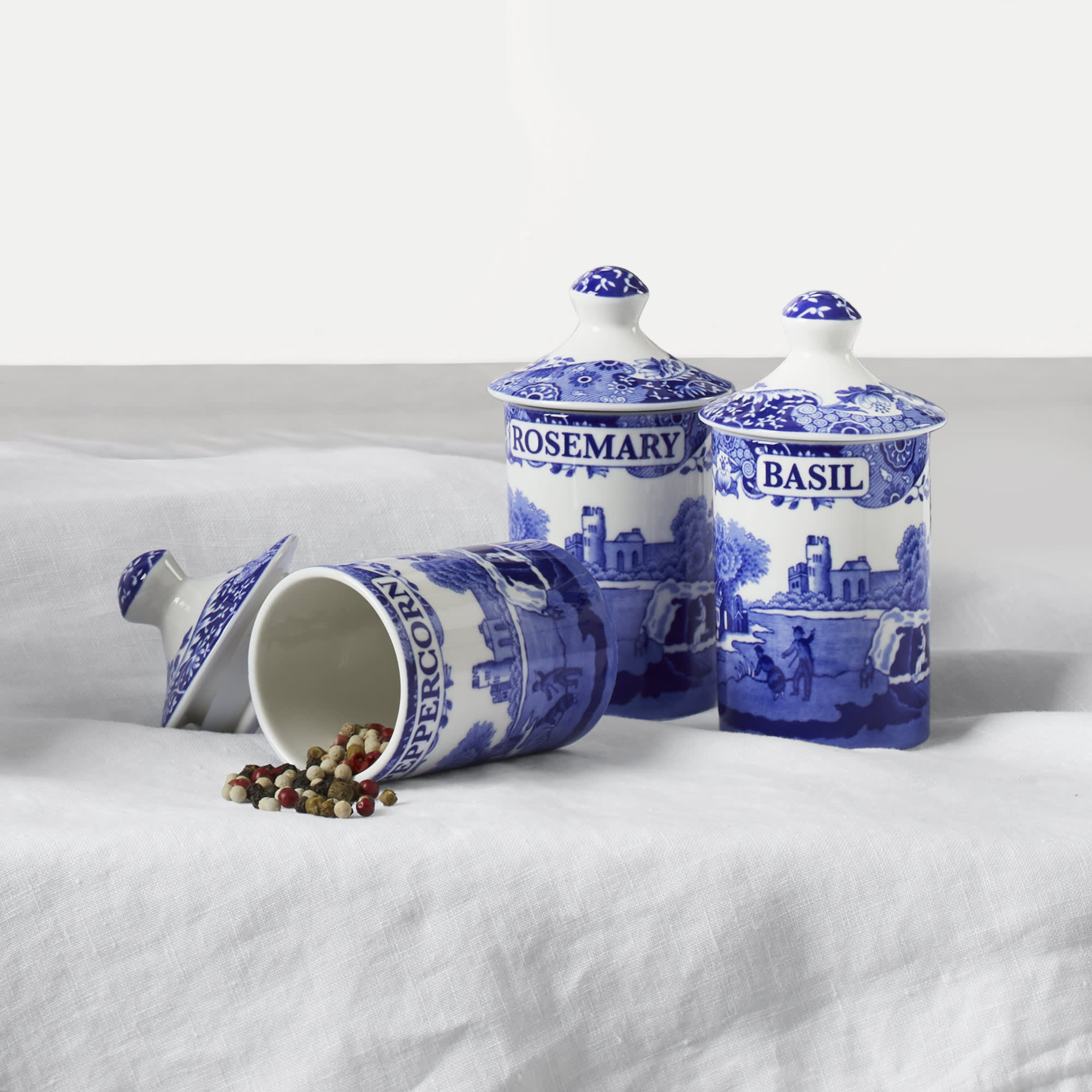 Blue spice sale jars