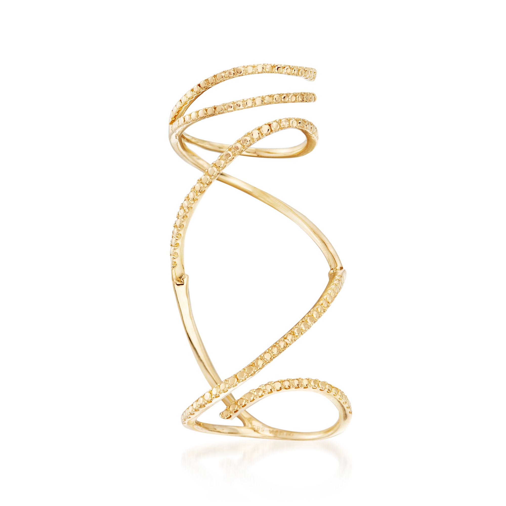 14kt Yellow Gold Knuckle-Wrap Ring | Ross-Simons