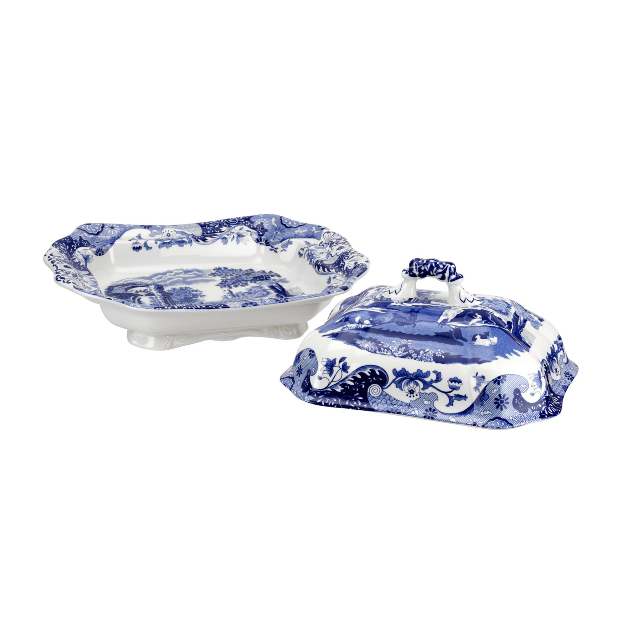 Royal Copenhagen Blue Fluted Plain Porcelain Tea Service