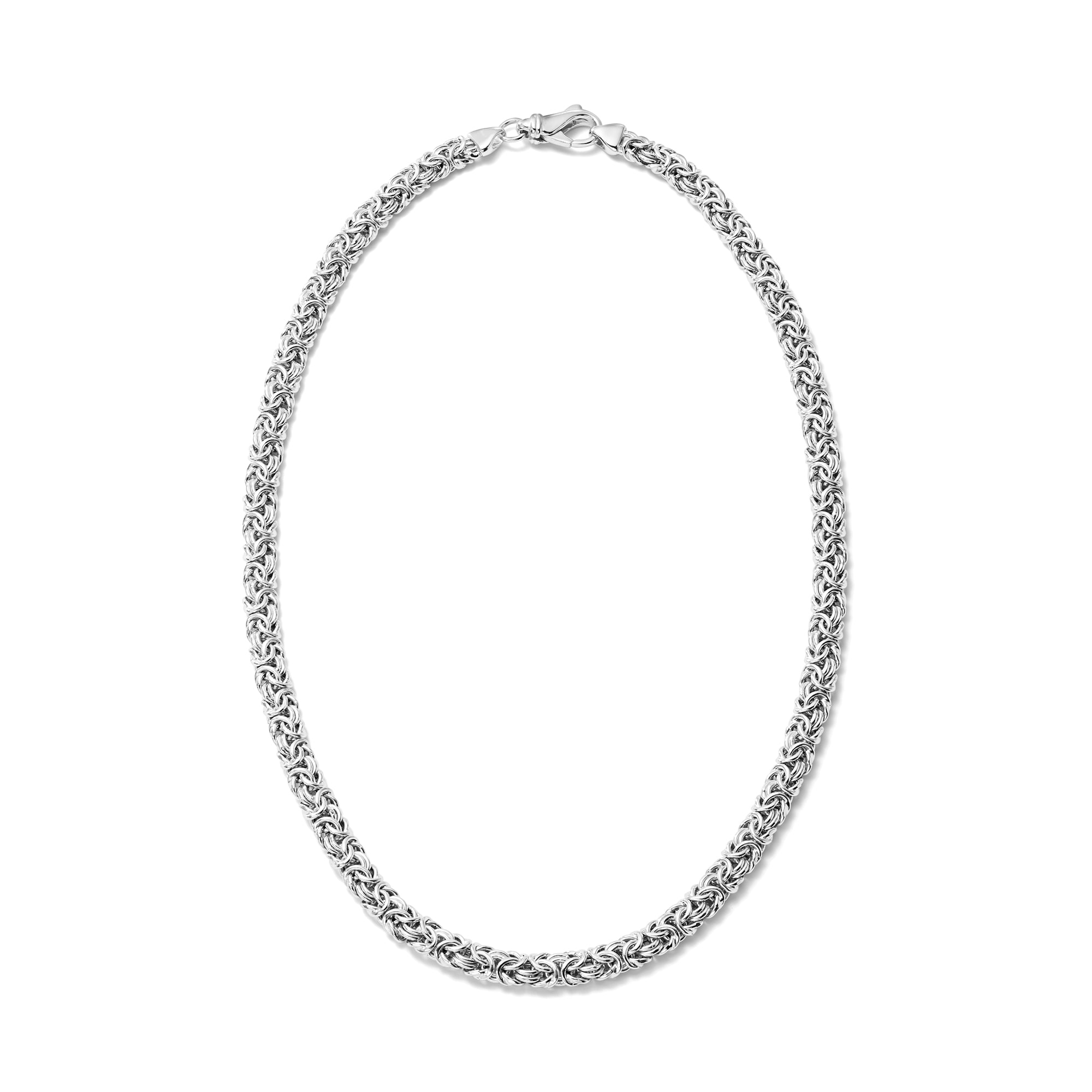 Sterling Silver Classic Byzantine Necklace Ross Simons