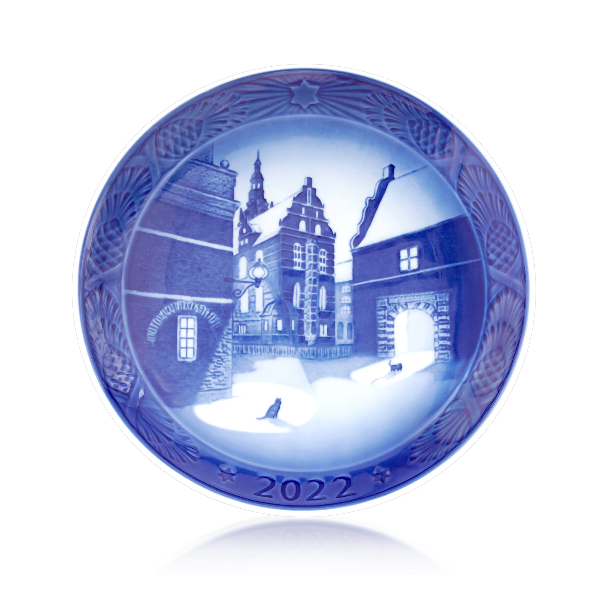 Royal Copenhagen 2022 Annual Porcelain Christmas Plate 115th Edition