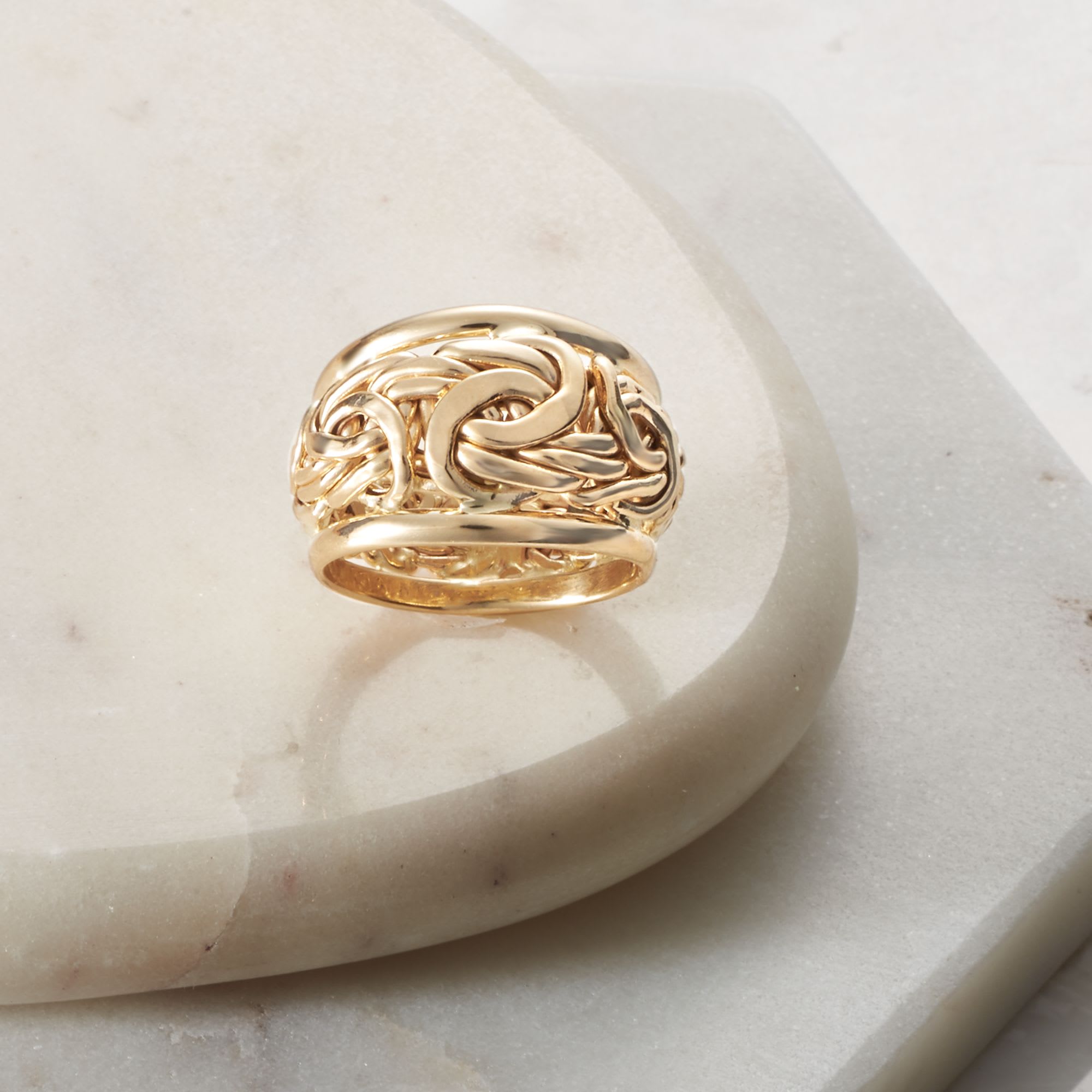 Byzantine link sales band ring