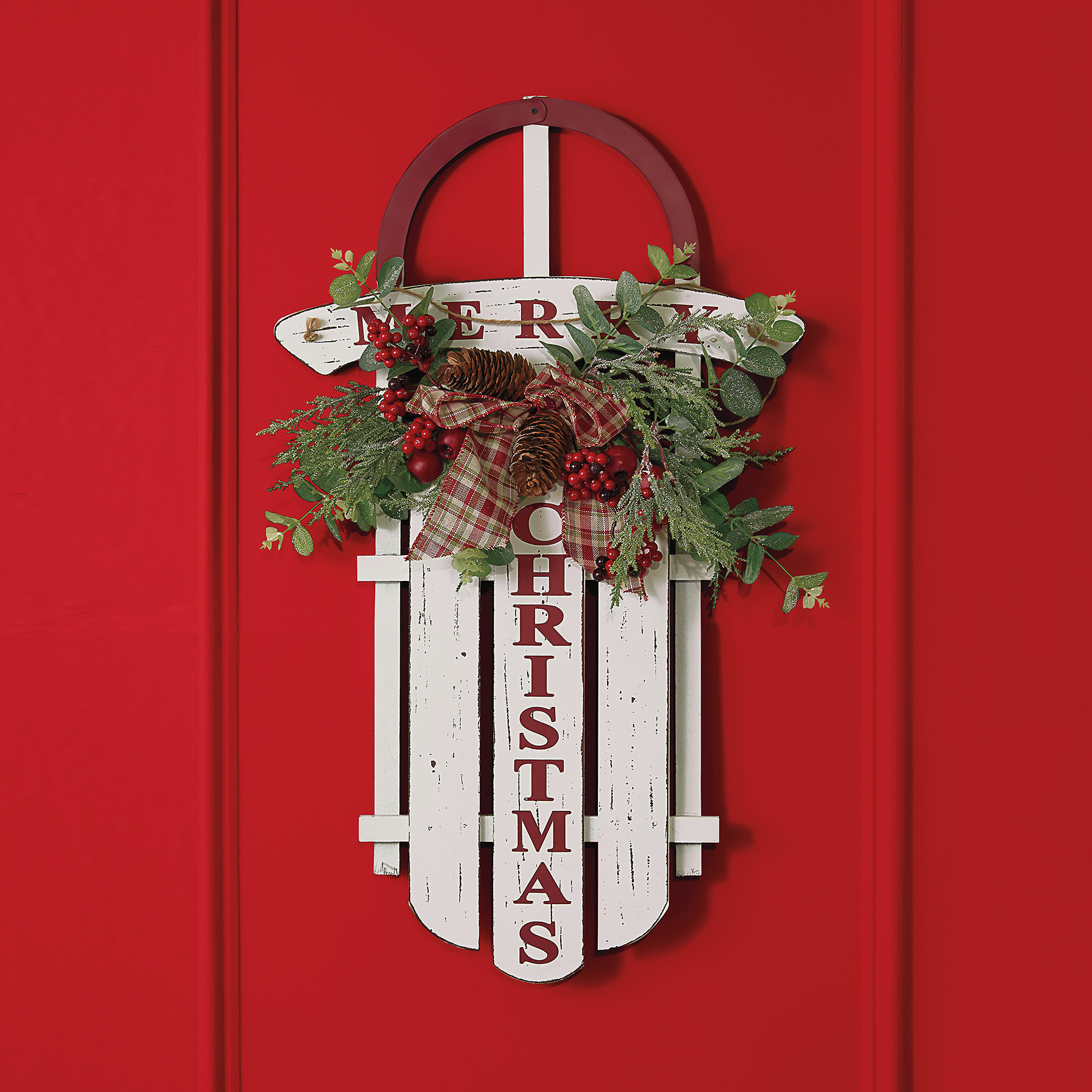 Merry Christmas Decorative Wooden Sled | Ross-Simons