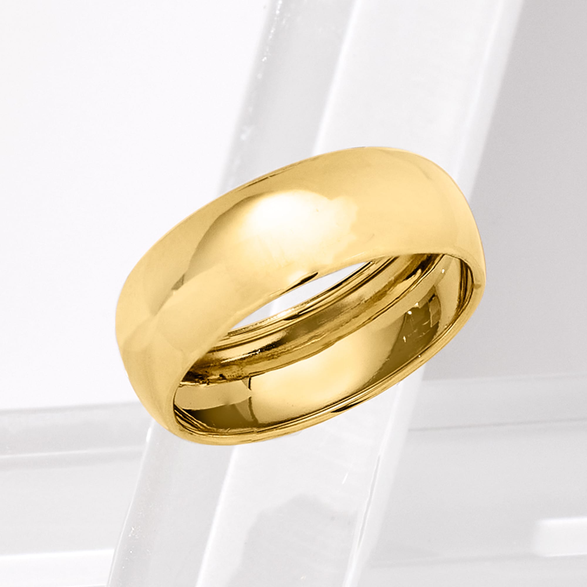 Ross-Simons - Italian 14kt Yellow Gold Bow Ring Size 8