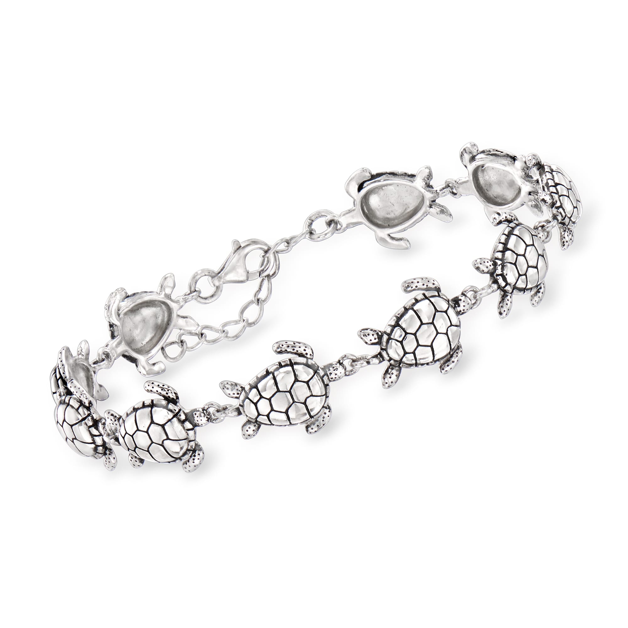 Sterling silver store turtle bracelet