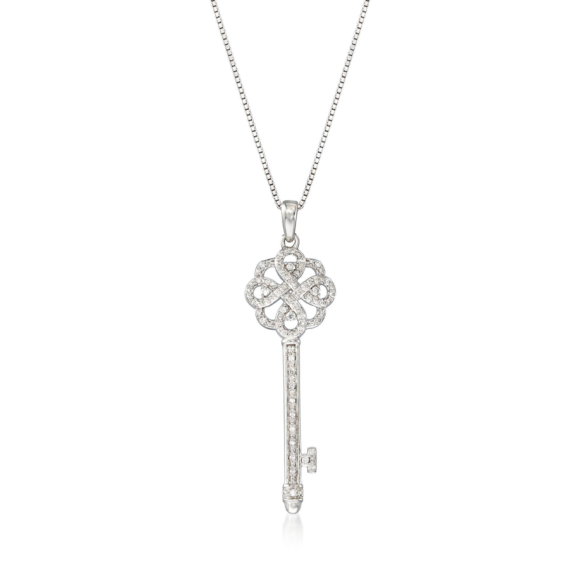 Simon G Heart Lock and Key Necklace — HAUSER'S JEWELERS