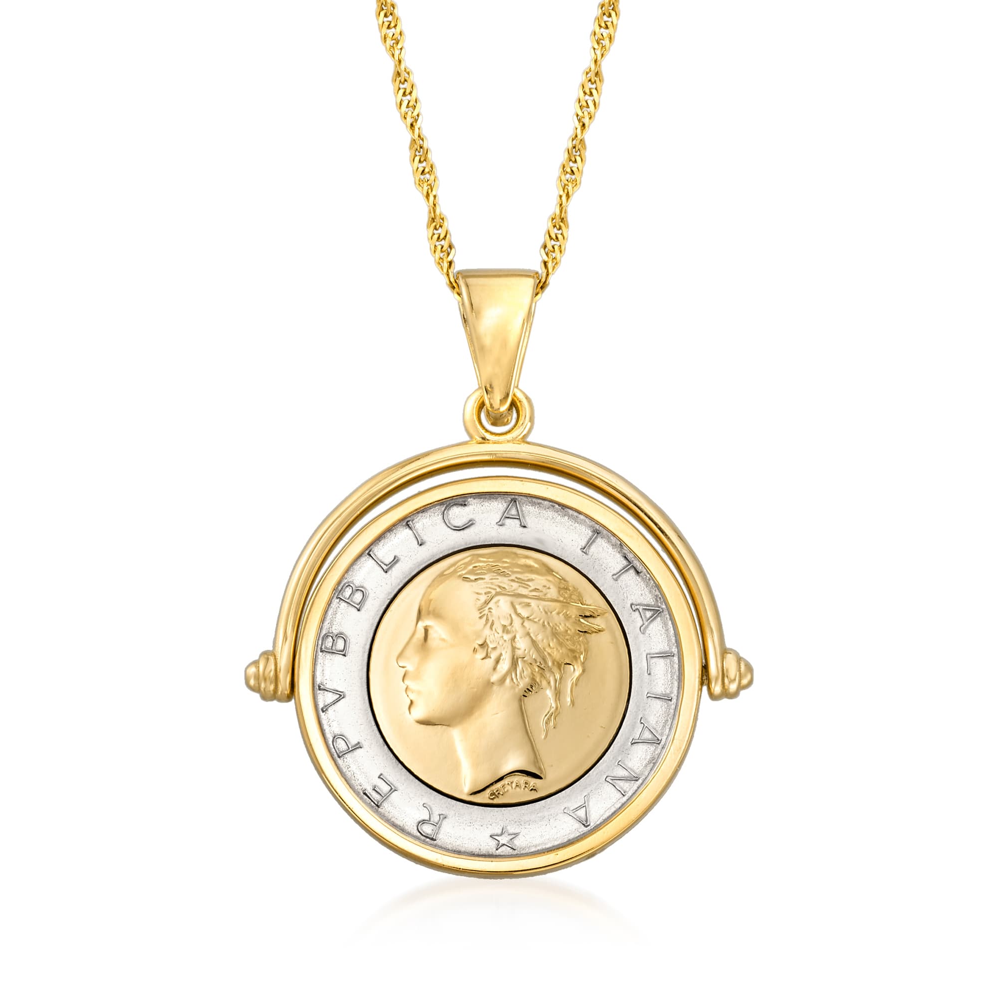 Lira online necklace gold
