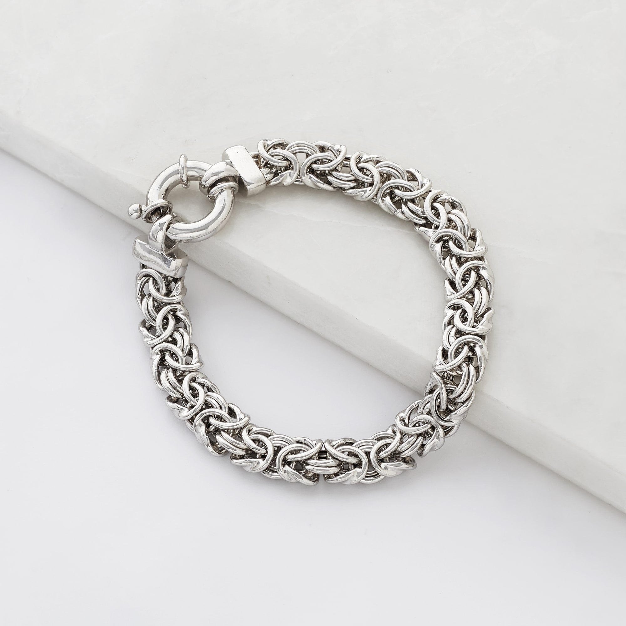 Sterling Silver Medium Byzantine Bracelet | Ross-Simons