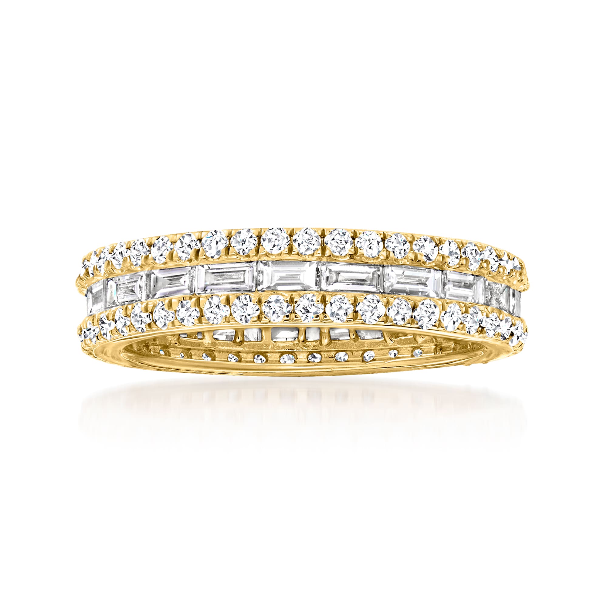 1.75 ct. t.w. Diamond Eternity Band in 14kt Yellow Gold | Ross-Simons
