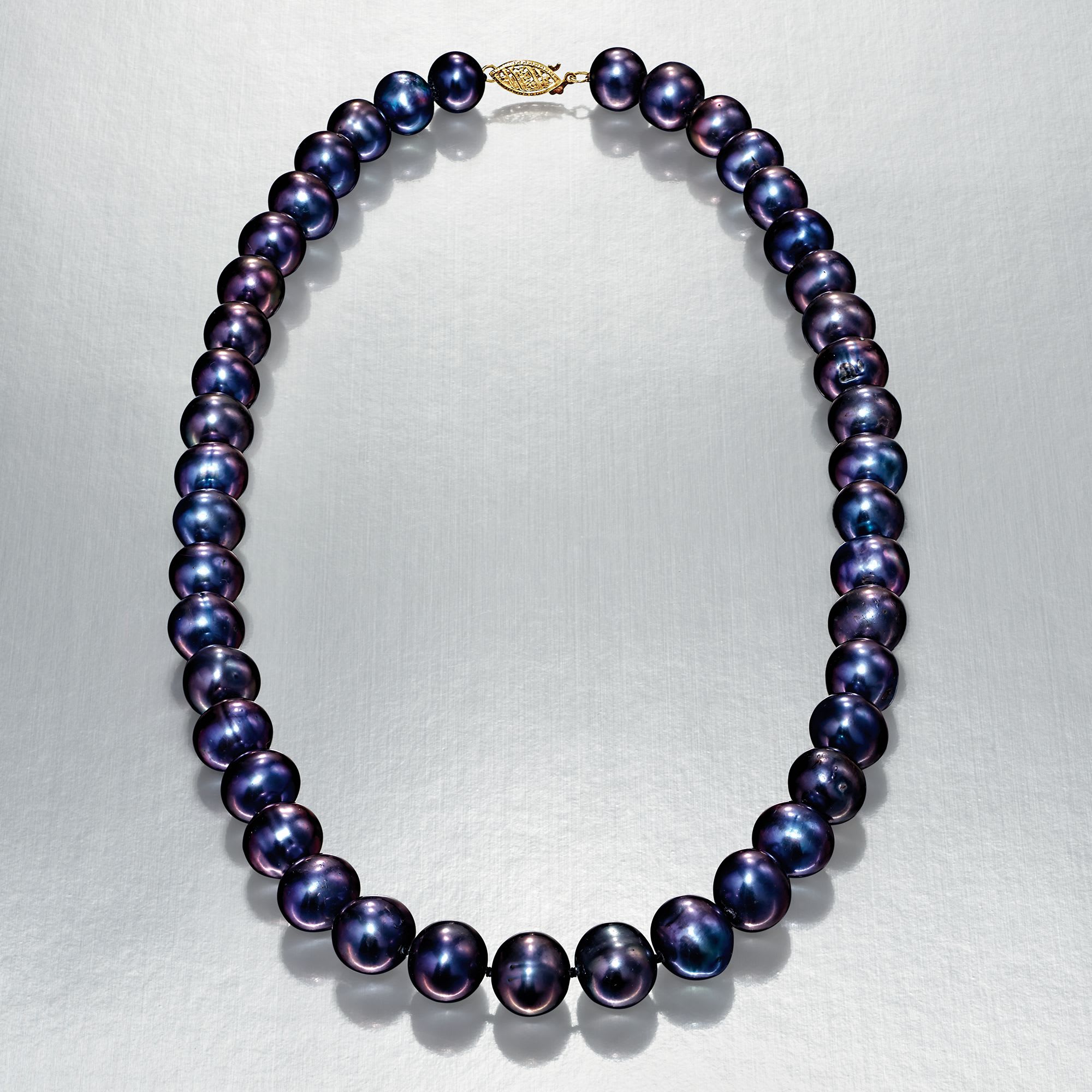 Ross simons online black pearl necklace