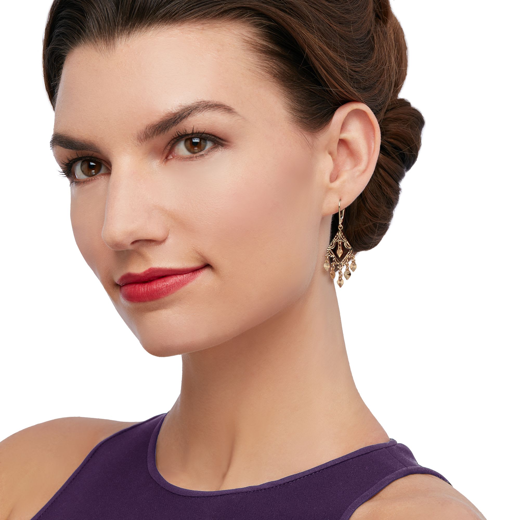 Swarovski summerset hoop pierced new arrivals earrings