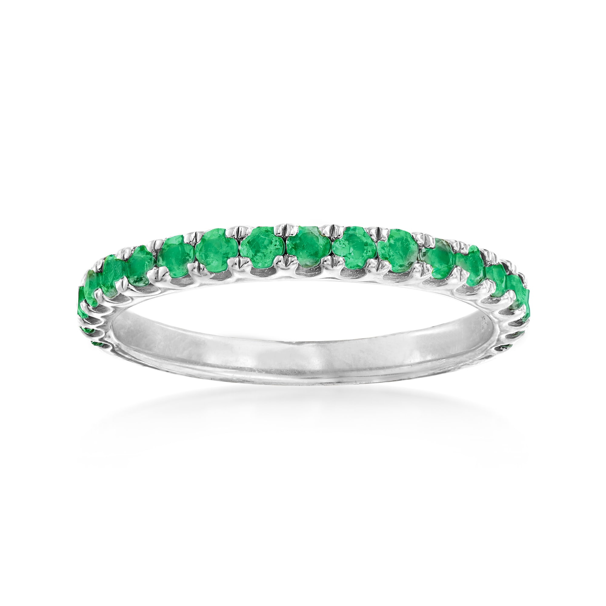 .50 ct. t.w. Emerald Ring in Sterling Silver | Ross-Simons