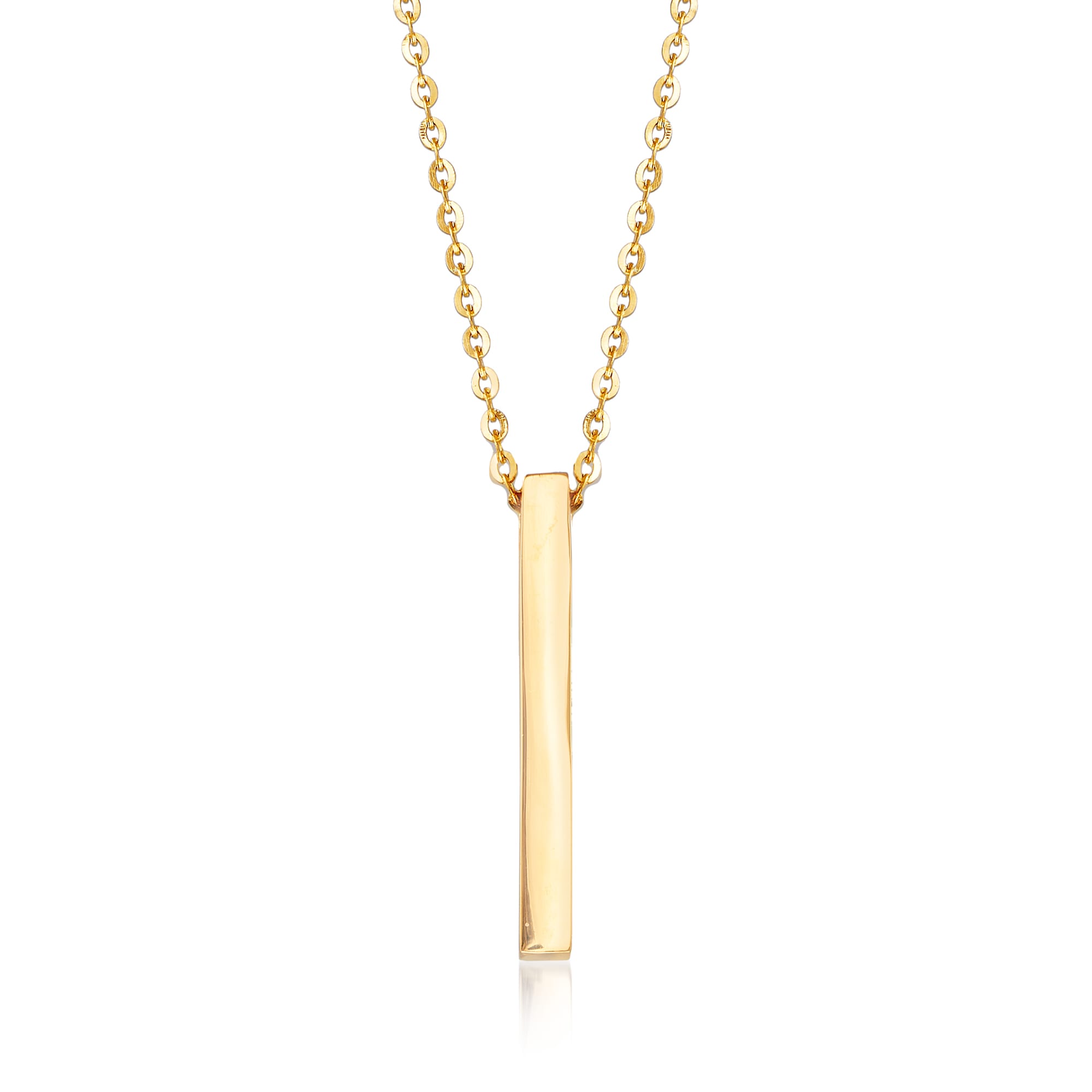 18kt Yellow Gold Vertical Bar Necklace | Ross-Simons
