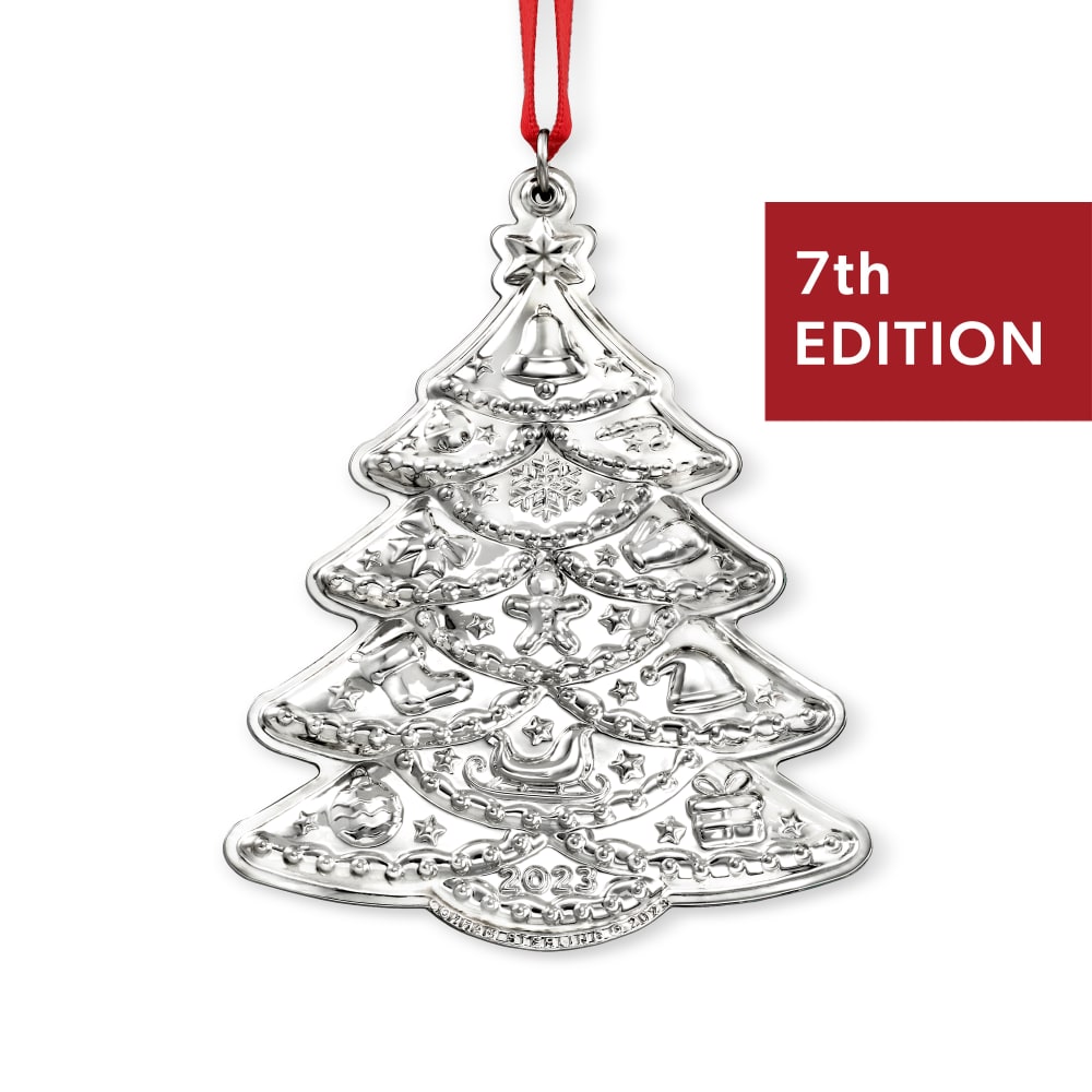 Gorham 2023 Sterling Silver Annual Christmas Tree Ornament 7th