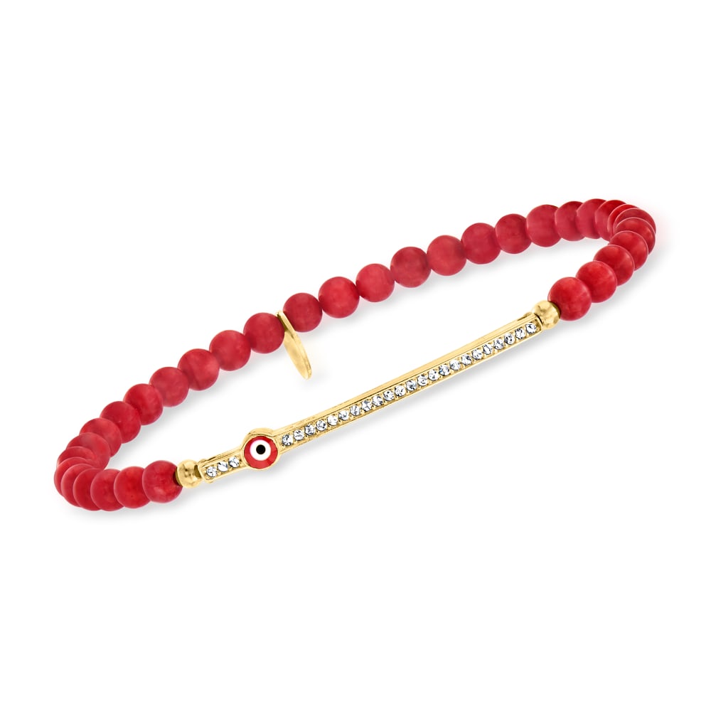 Coral + Faceted Parad Beads Bracelet – Rudra and Sons