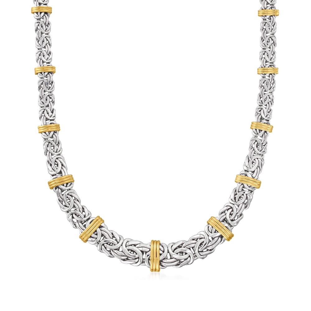 14kt shop byzantine necklace