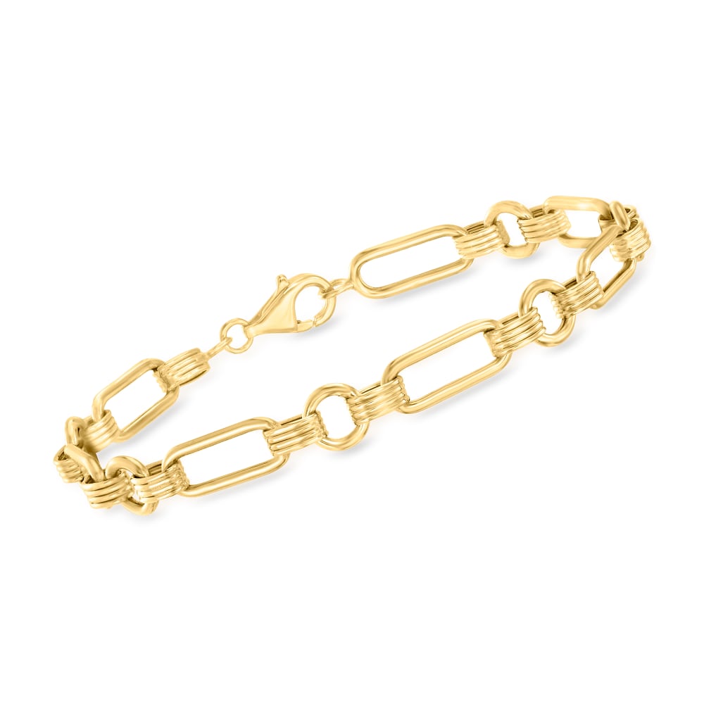 Ross simons paper clip bracelet deals