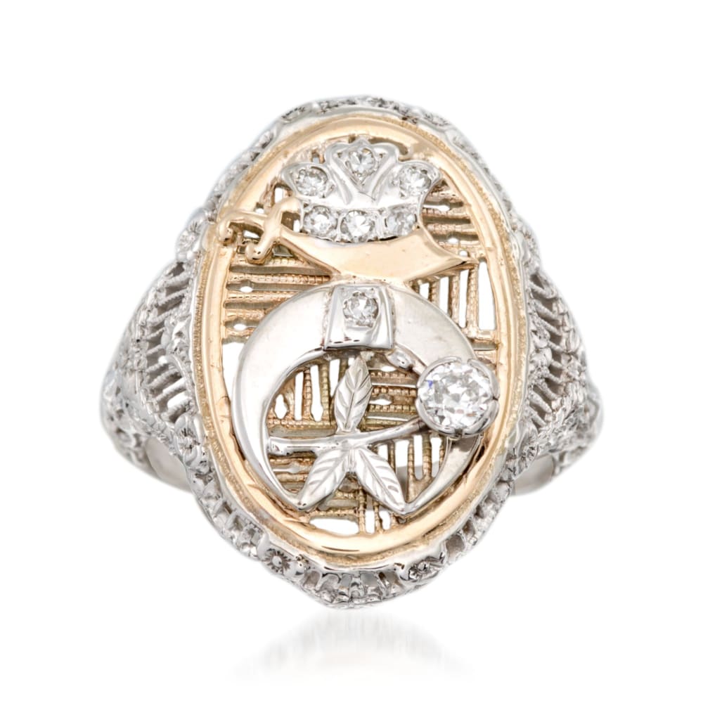 Diamond shriners ring best sale