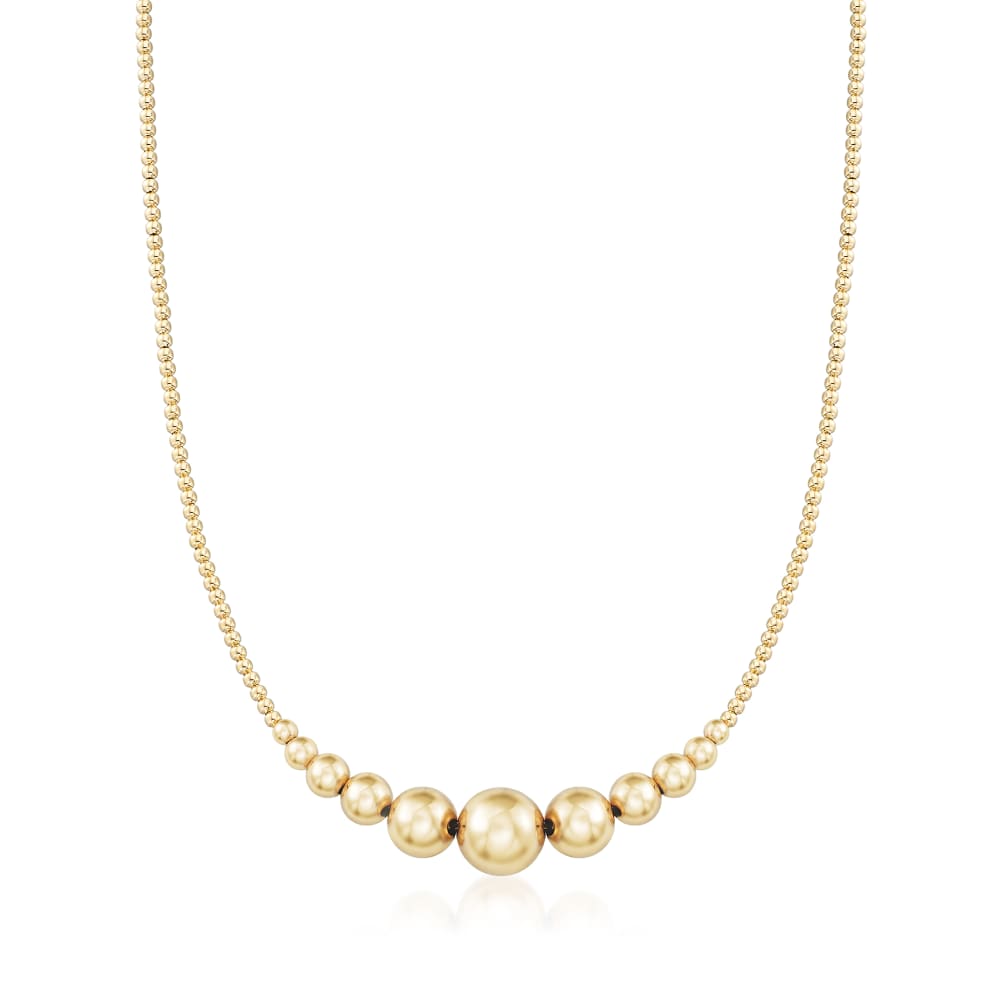Gold Rainbow & 14kt gold beaded necklace | Lauren Rubinski | MATCHES UK