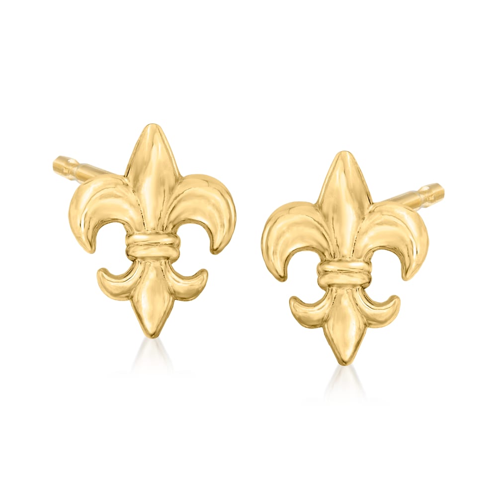 Fleur de shop lis earrings gold