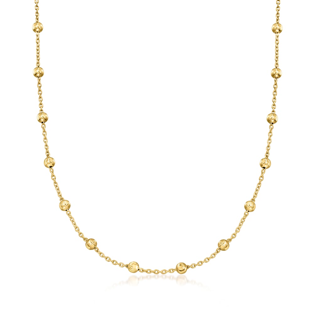 Moon online bead necklace