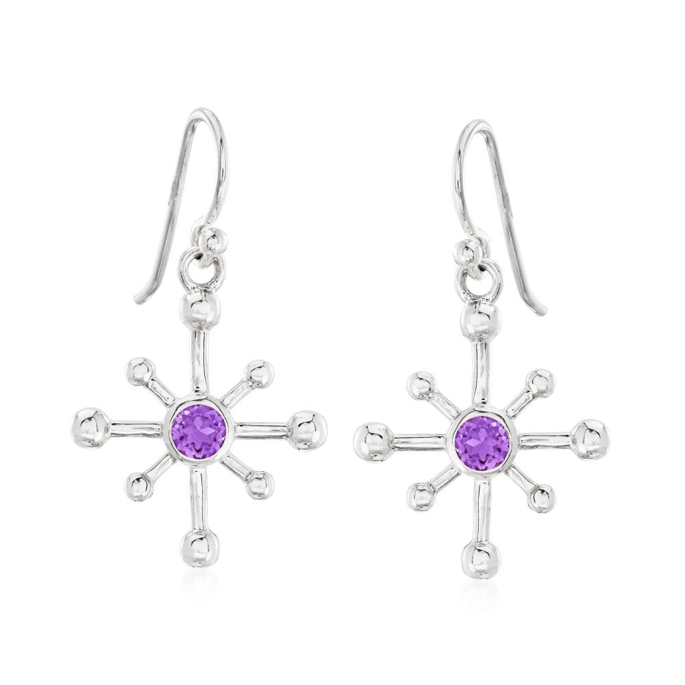 Buy Tvayaa Art Small Size Stud Earrings Silver Oxidised Light Purple Color  Stone Women Jewellery Online at Best Prices in India - JioMart.