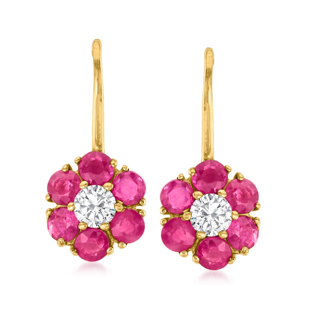 Ross simons store ruby earrings