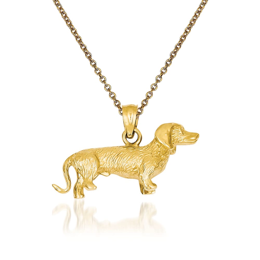 Dachshund Necklace in Sterling Silver | Gold Boutique
