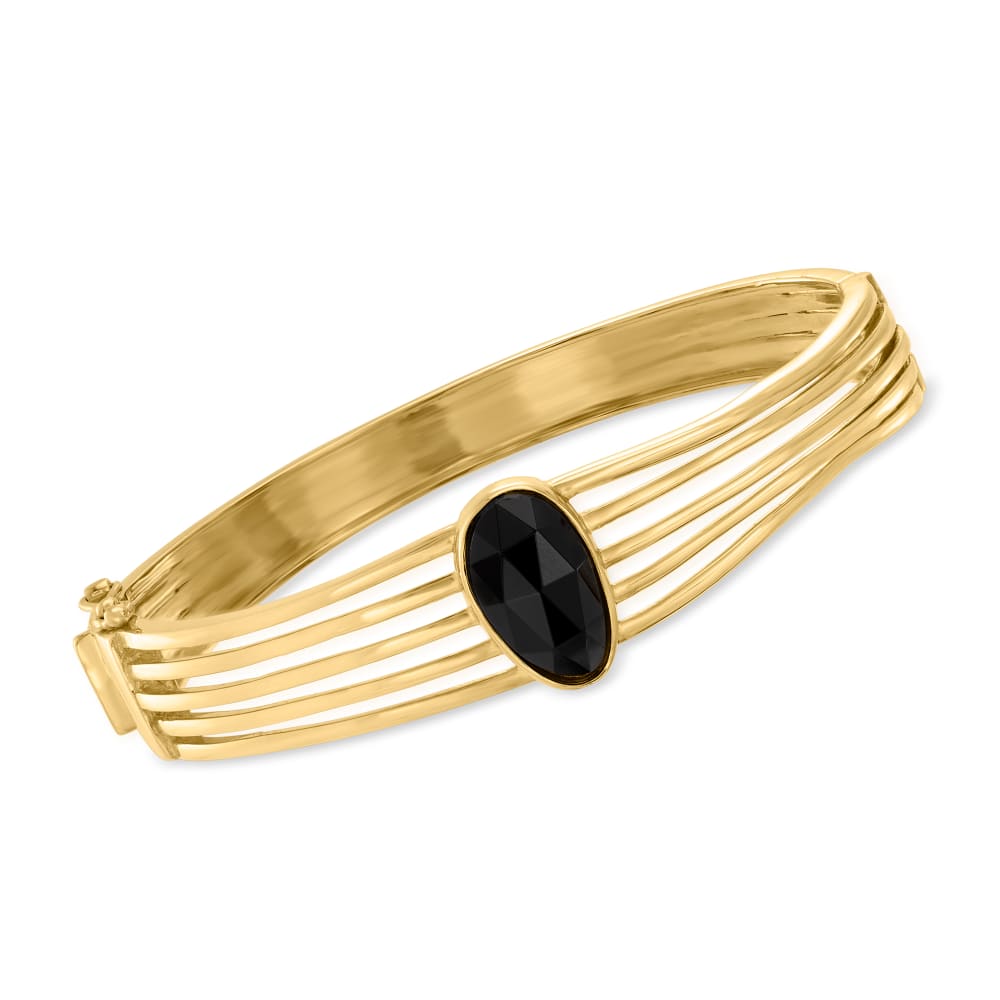 Stunning .925 Stamped Onyx Bangle Bracelet – The Stand Alone