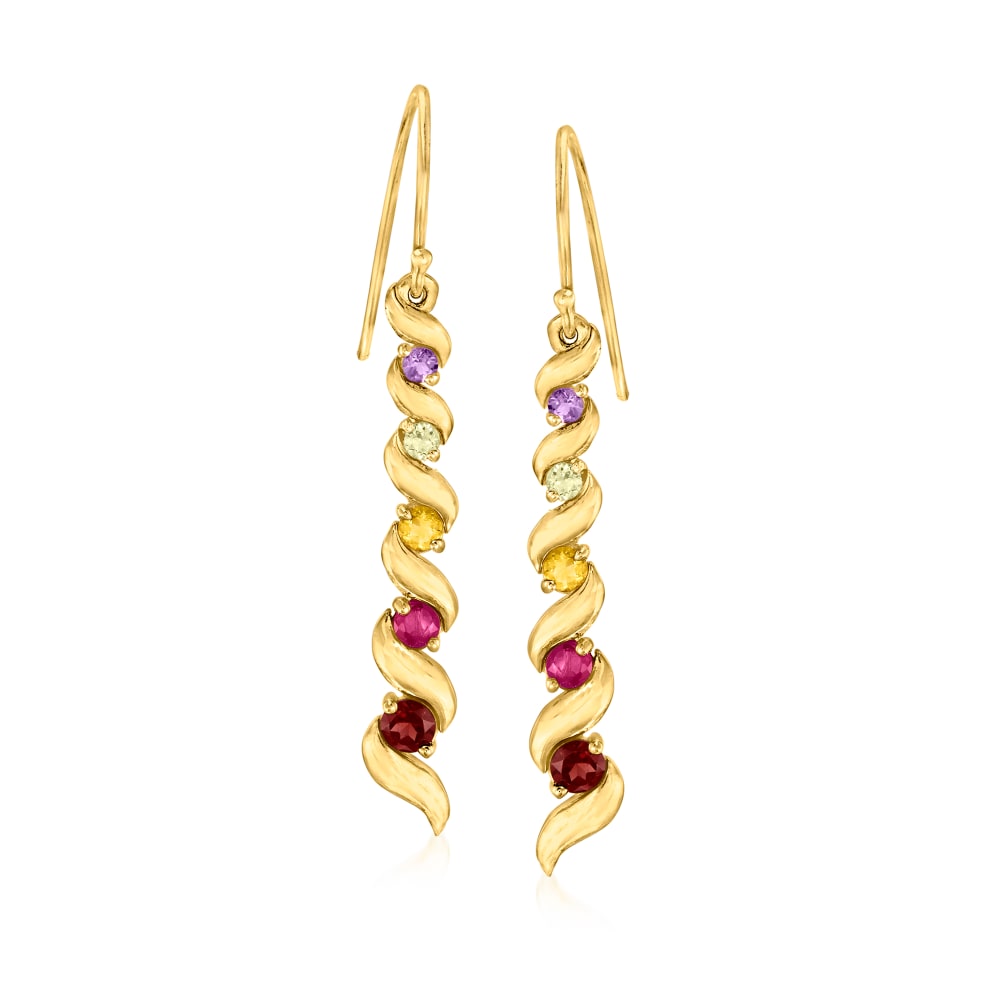 Birthstone sales drop earrings
