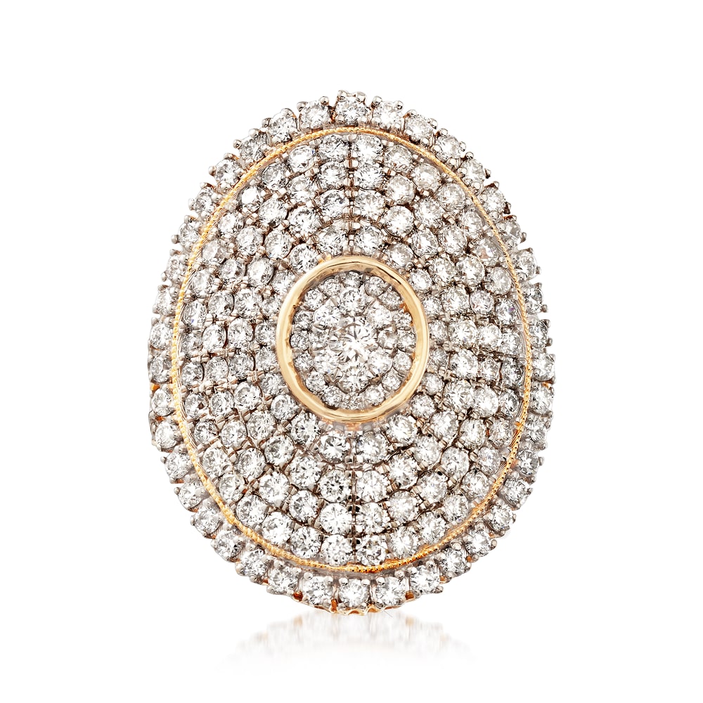 2.50 ct. t.w. Diamond Circle Ring in 14kt Yellow Gold | Ross-Simons
