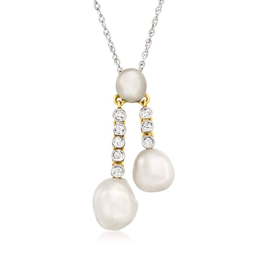 Semi baroque hotsell pearl necklace